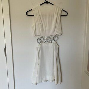 Vintage Wedding Party Mini Dress Ivory Size XS Vintage size 7